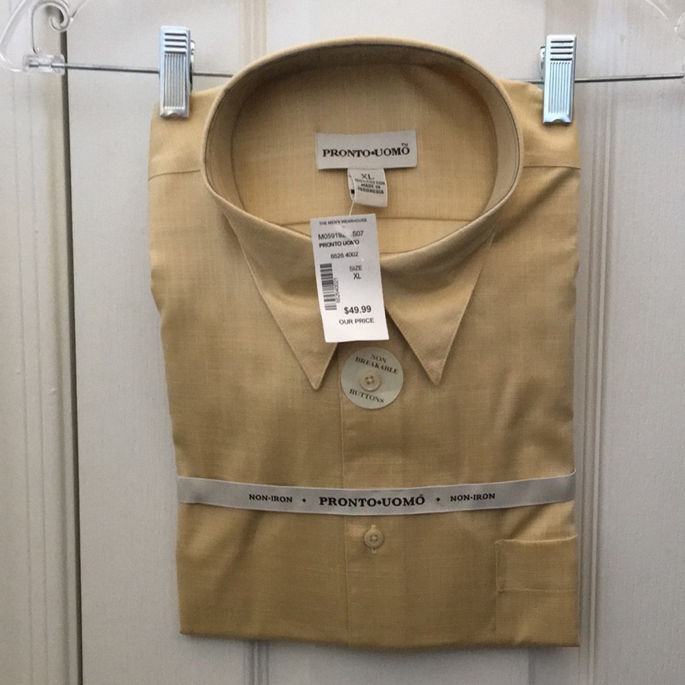 FINAL MARKDOWN NWT men’s pronto uomo shirt (XL)